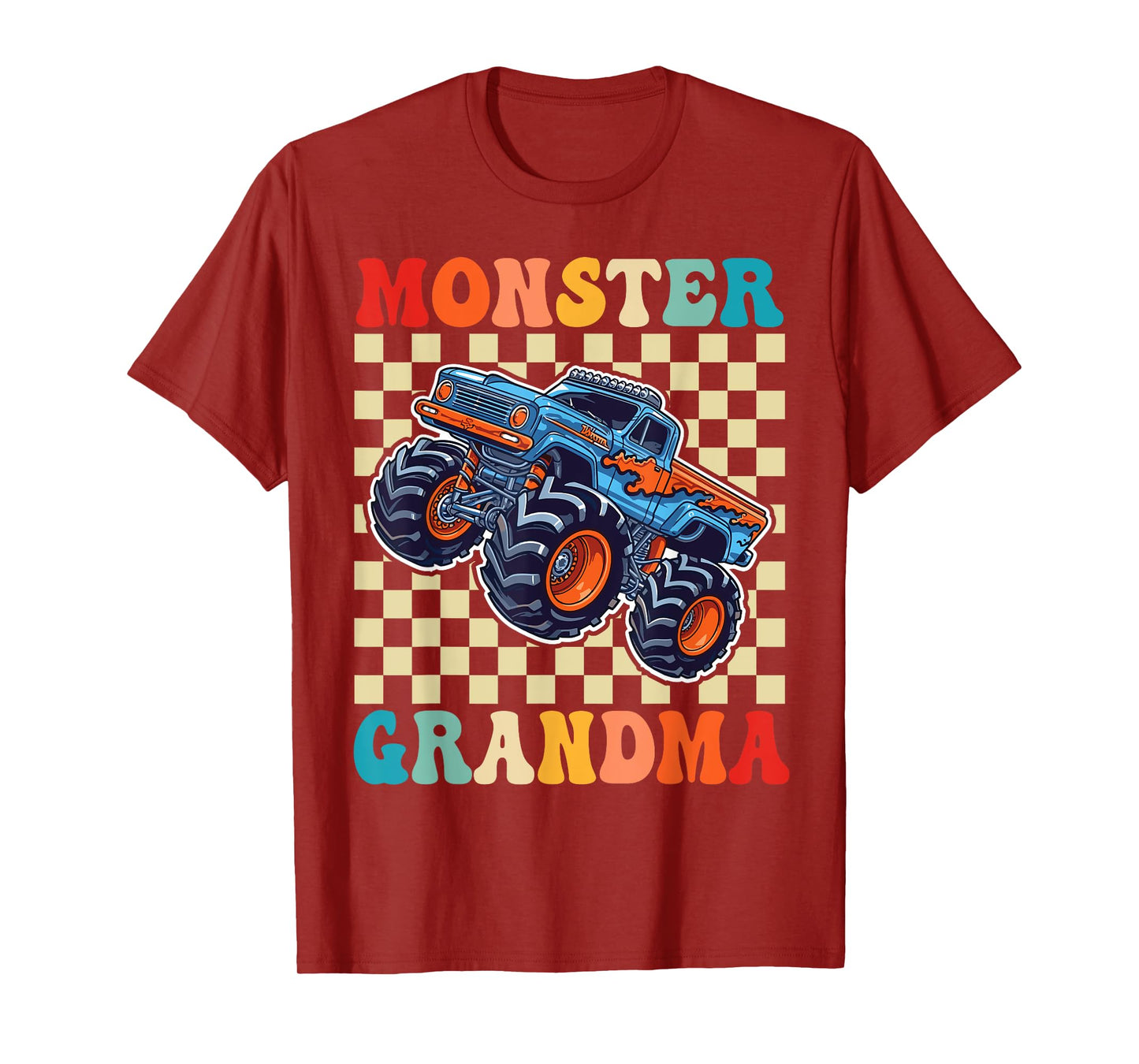 Monster Truck Grandma Family Matching Monster Truck Lovers T-Shirt