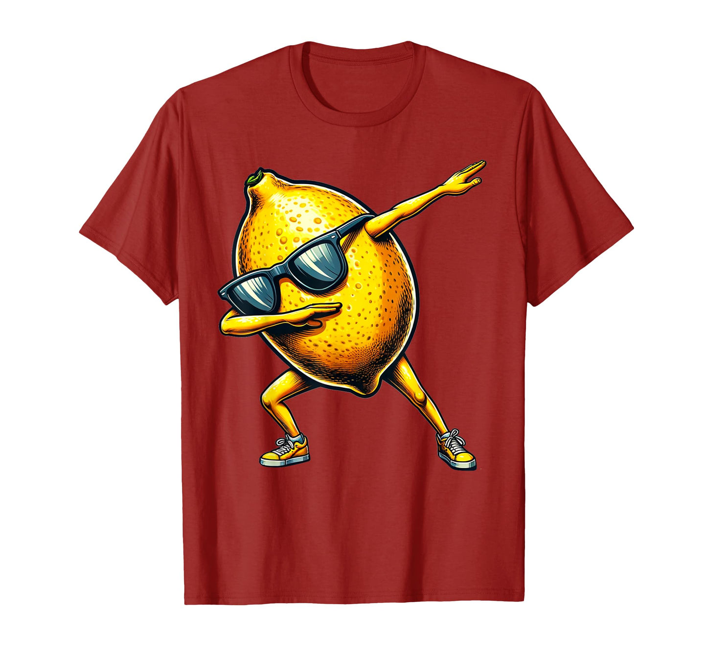 Dabbing yellow lemon | Funny lemon with a lemon motif T-Shirt