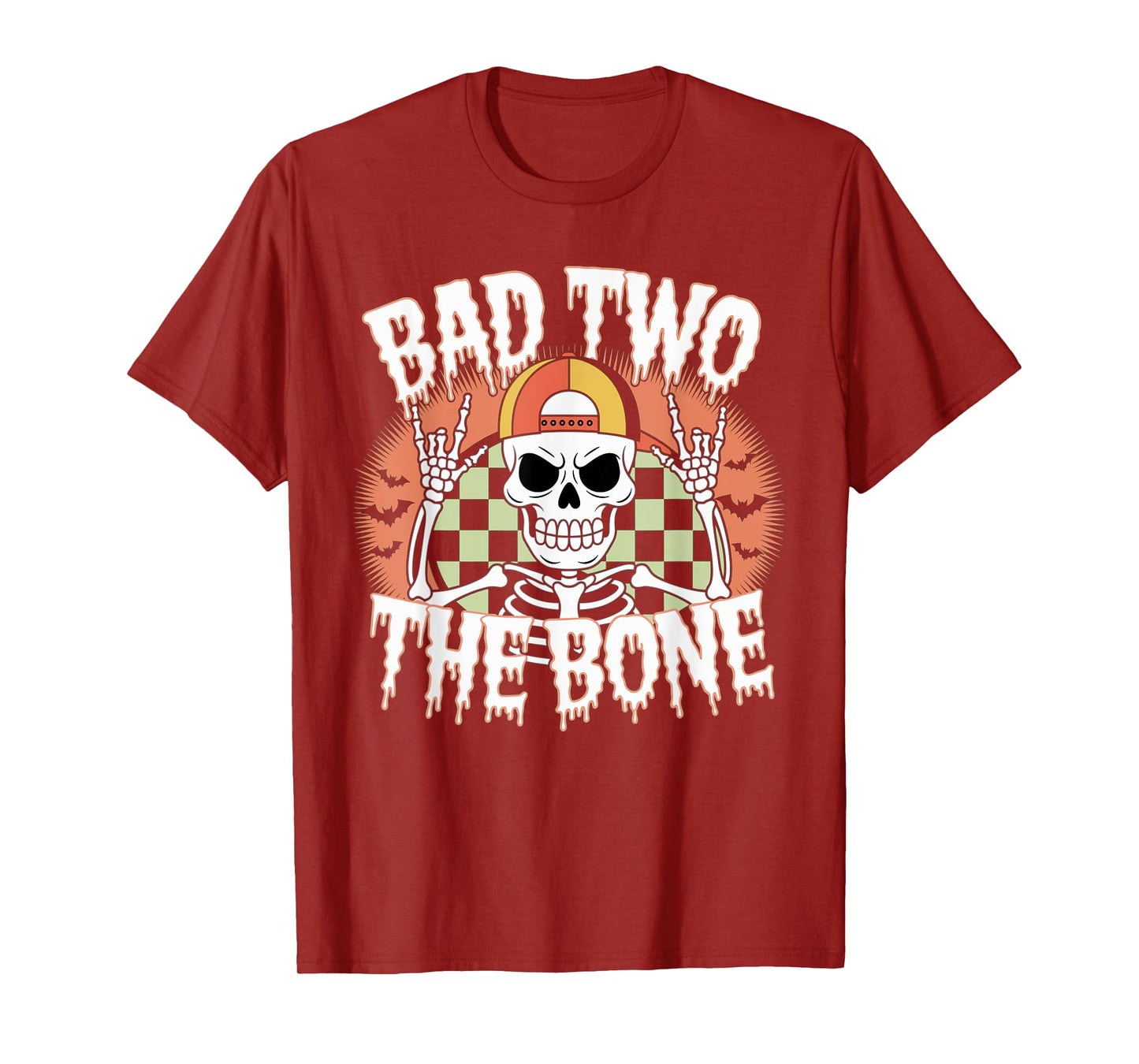 Bad Two the Bone Party 2nd Birthday 2 Years Old Boys Girls T-Shirt
