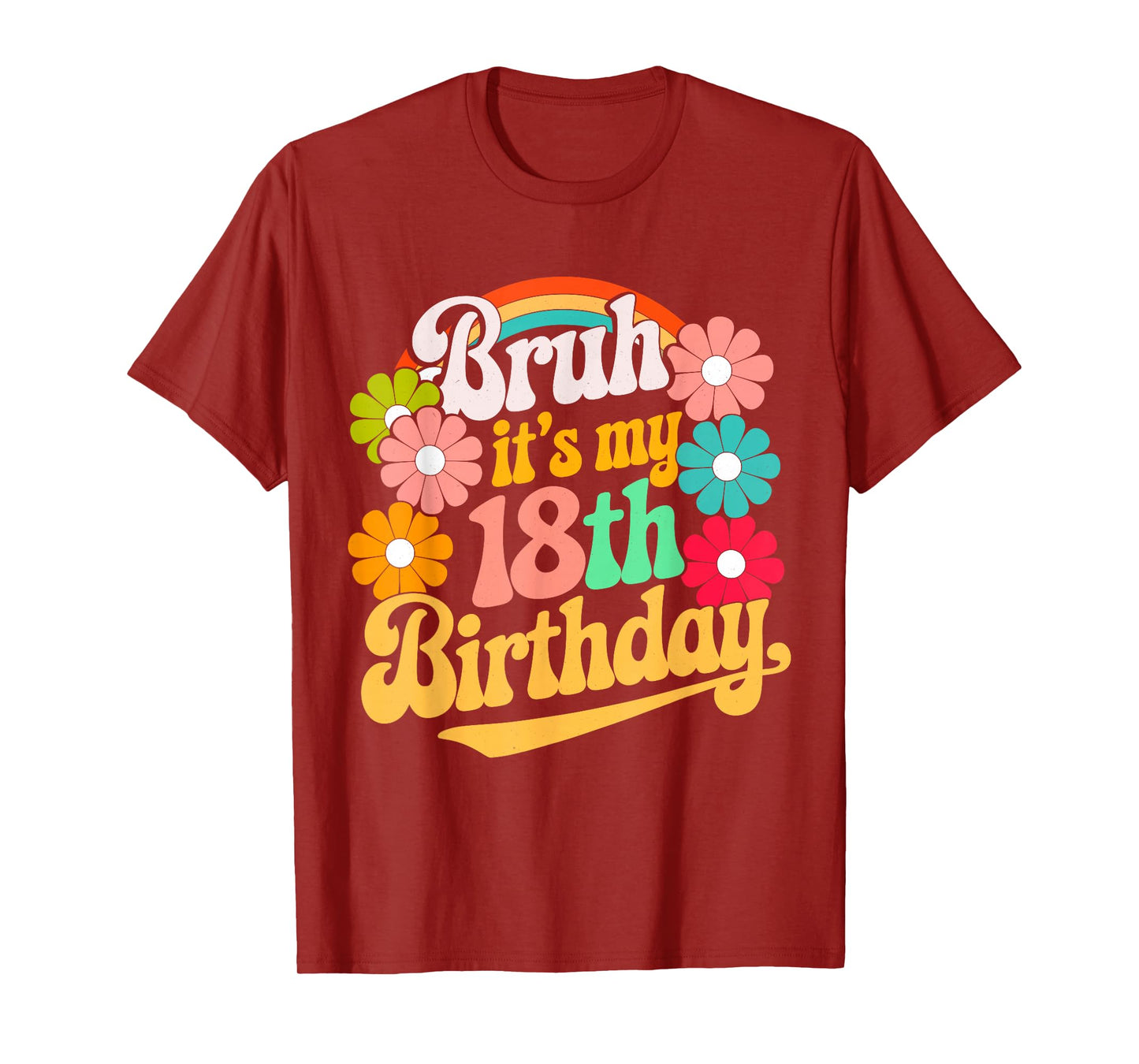 Cute Eighteen Years Old Birthday Girls Party Apparel T-Shirt