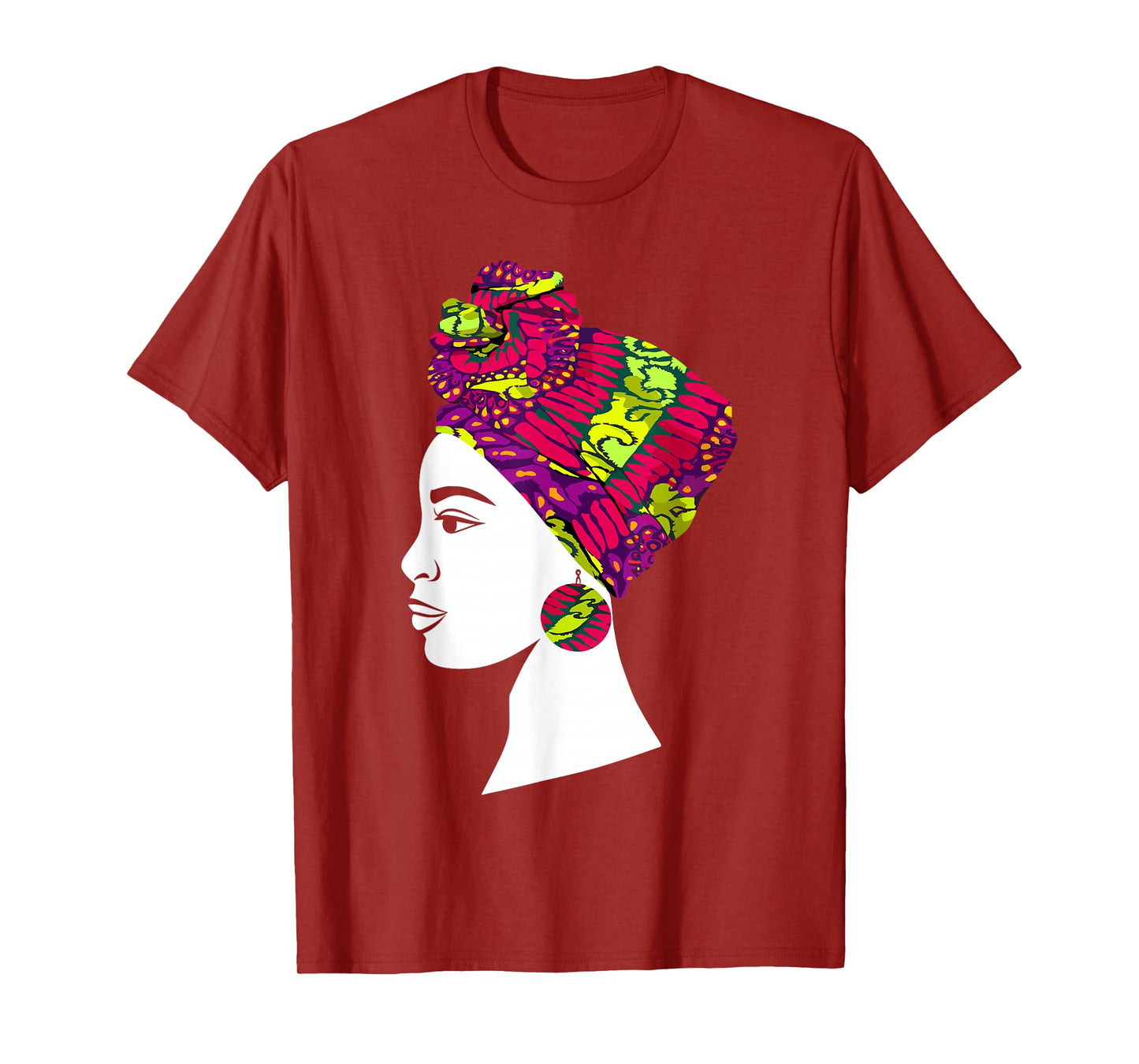 Best African Art for Women Girls Kente Cloth African Print T-Shirt