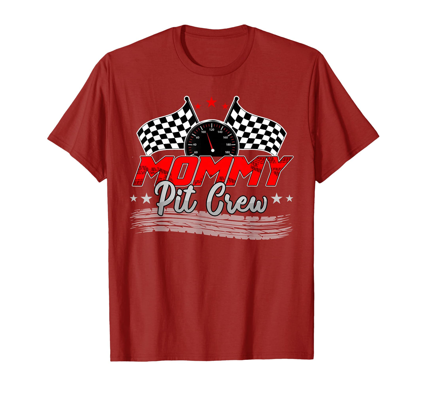Mommy Pit Crew Race Car Birthday Family Racing Adult Women T-Shirt
