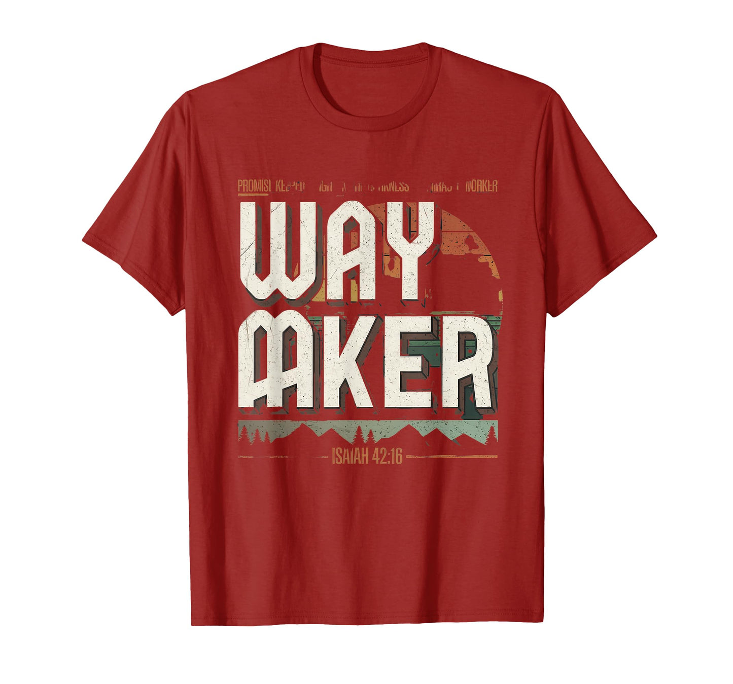 Waymaker Tshirt Promise Keeper Miracle Worker God Christian T-Shirt