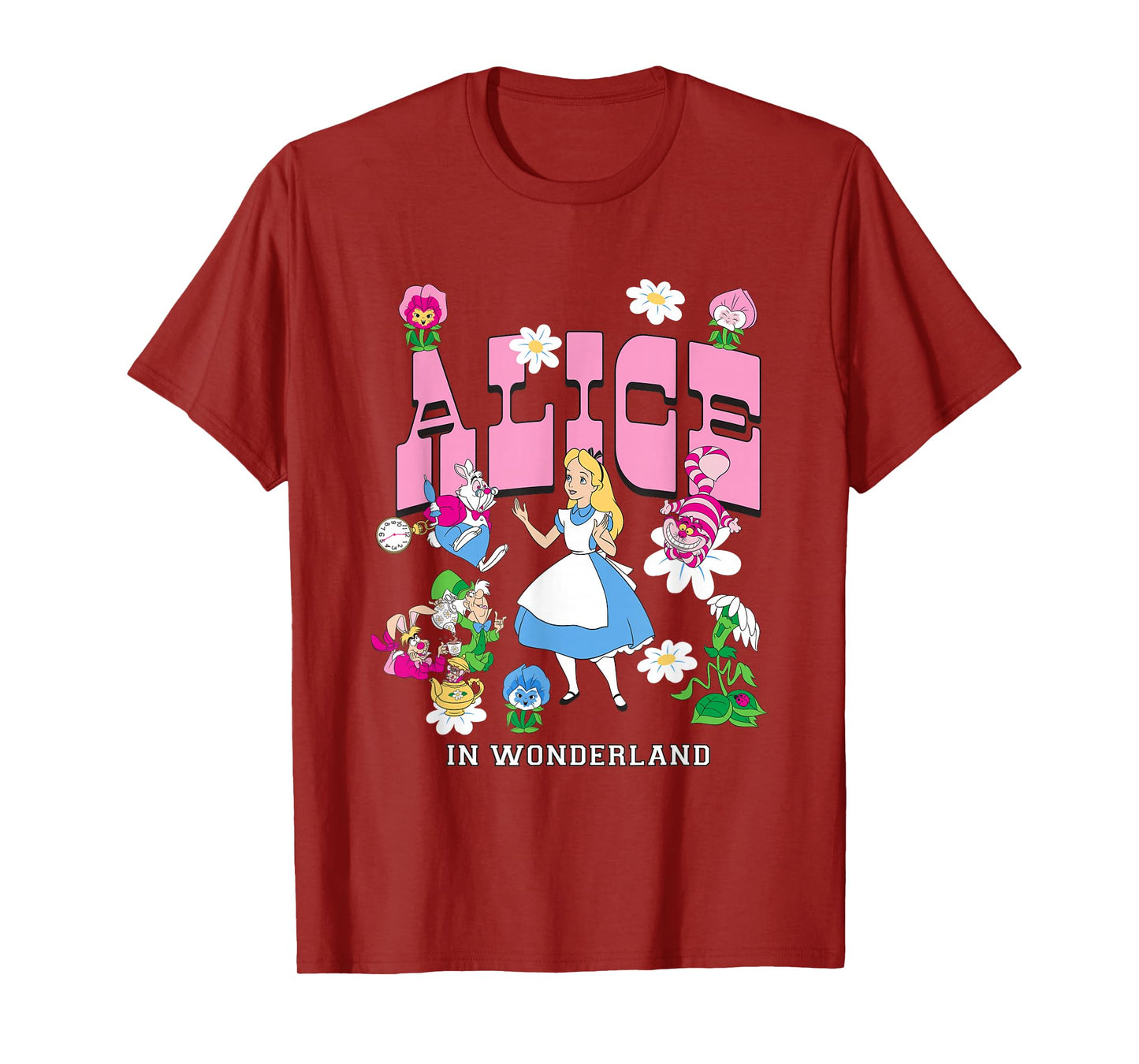 Disney Alice In Wonderland Wildflower Forest T-Shirt