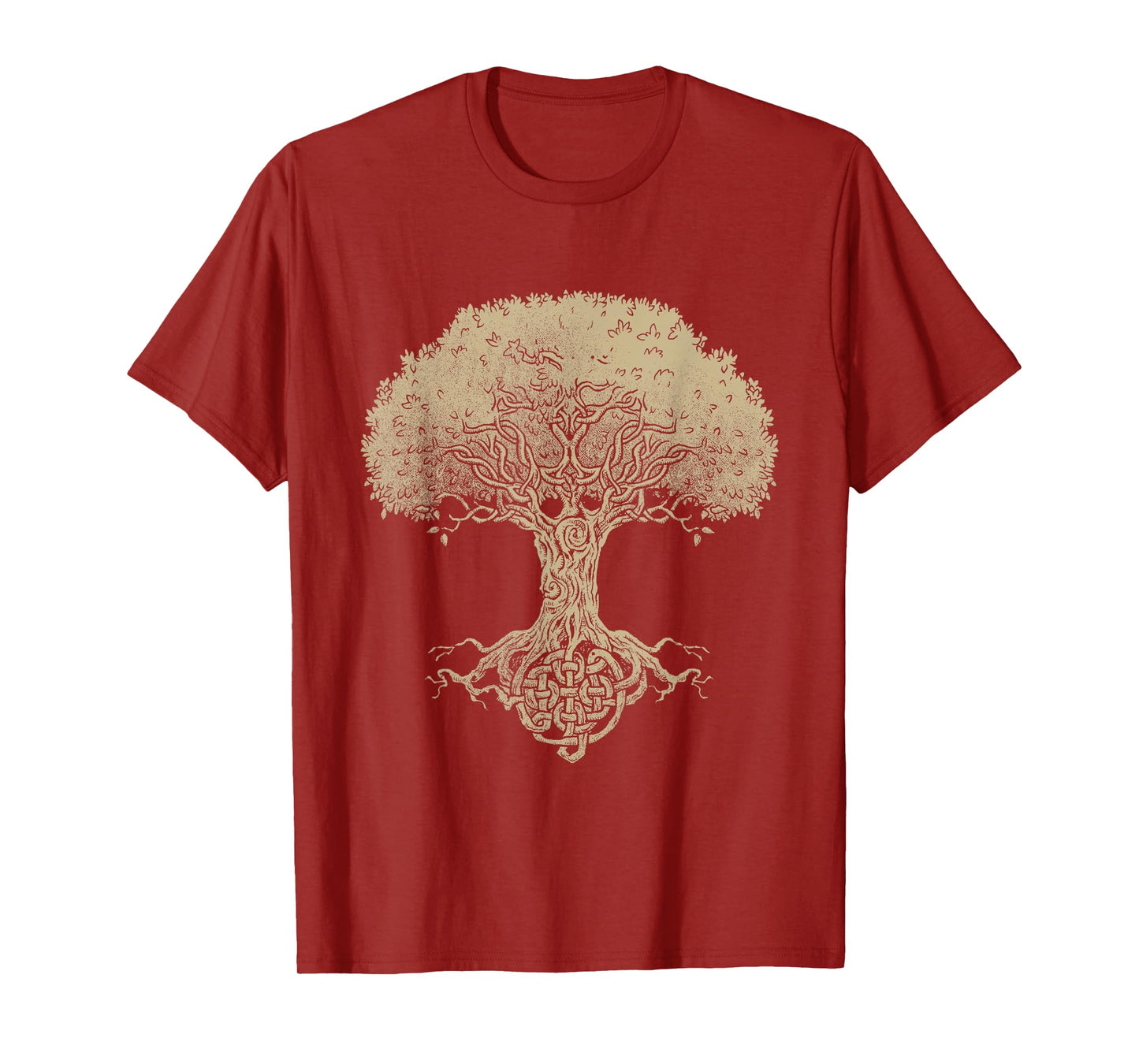 Sacred Tree Roots Celtic Knot Spiritual Celt Irish Mythology T-Shirt
