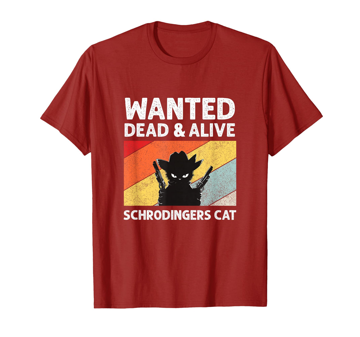 Quantum Mechanic Funny Clothing & Gifts Schrdinger's Cat Paradox T-Shirt