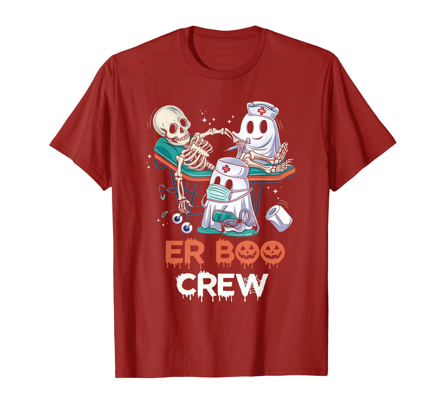ER nurse shirt halloween ER boo crew Emergency Department T-Shirt