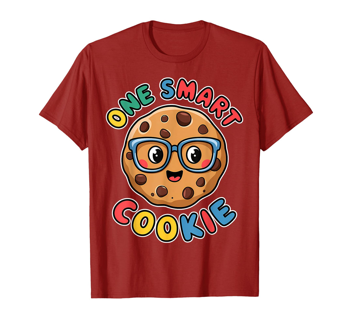One Smart Cookie Funny Chocolate Chip Cookie T-Shirt