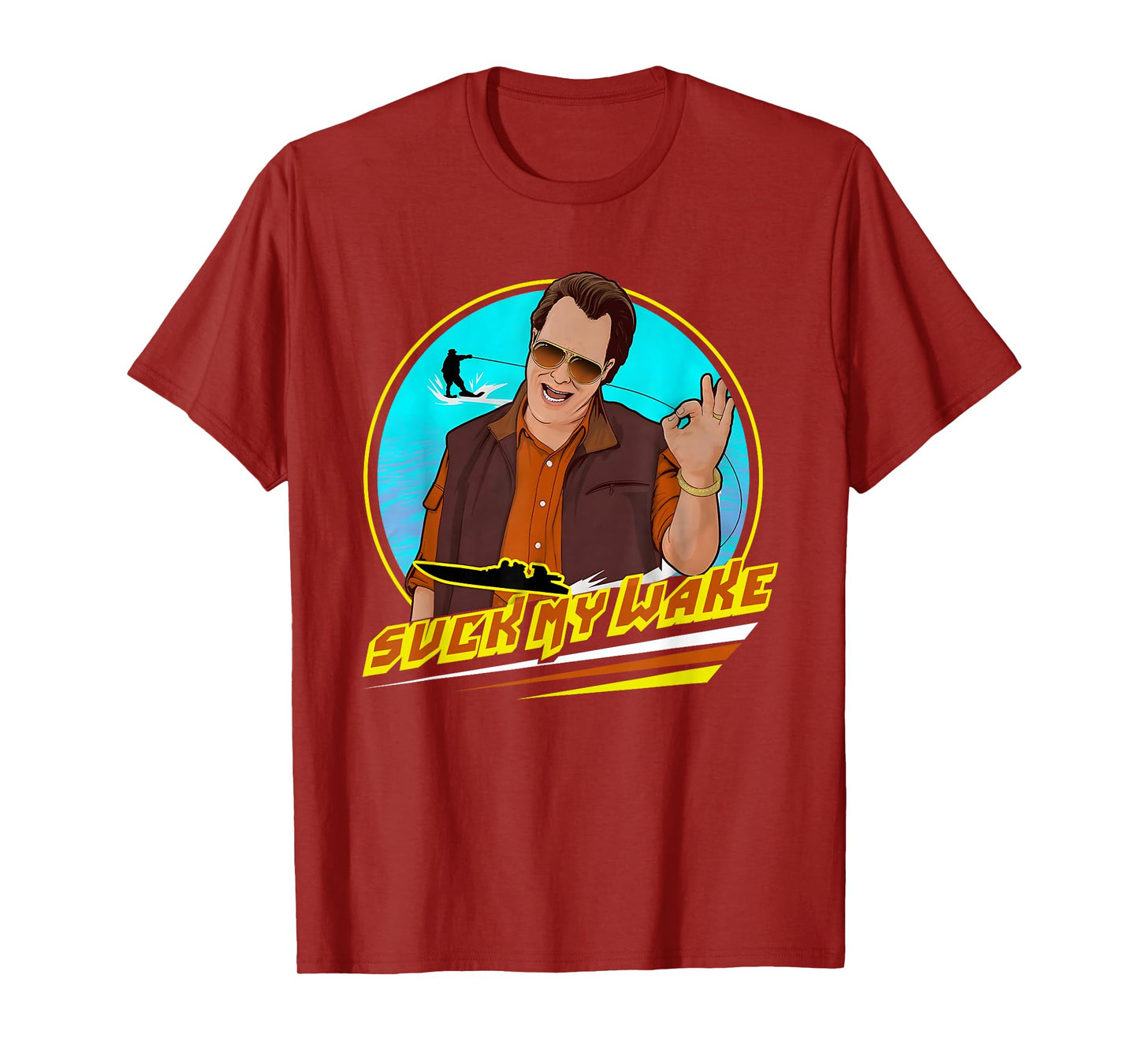 Suck My Wake Outdoors Vintage 70s Great T-Shirt