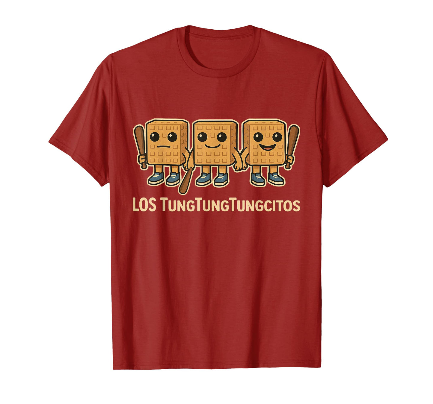 Los TungTungTungcitos Italian Brainrot Sahur Kids Gamer Meme T-Shirt