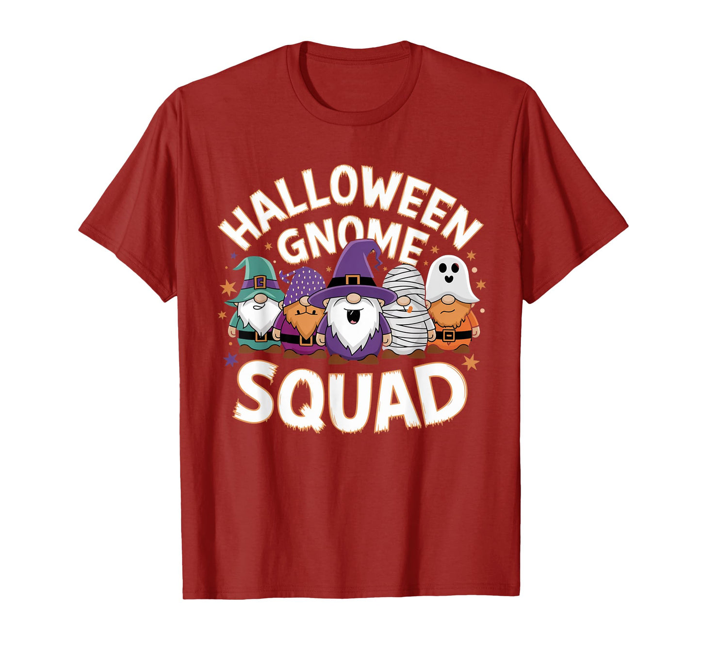 Halloween Gnome Squad Tee Cute Group Family Costume T-Shirt