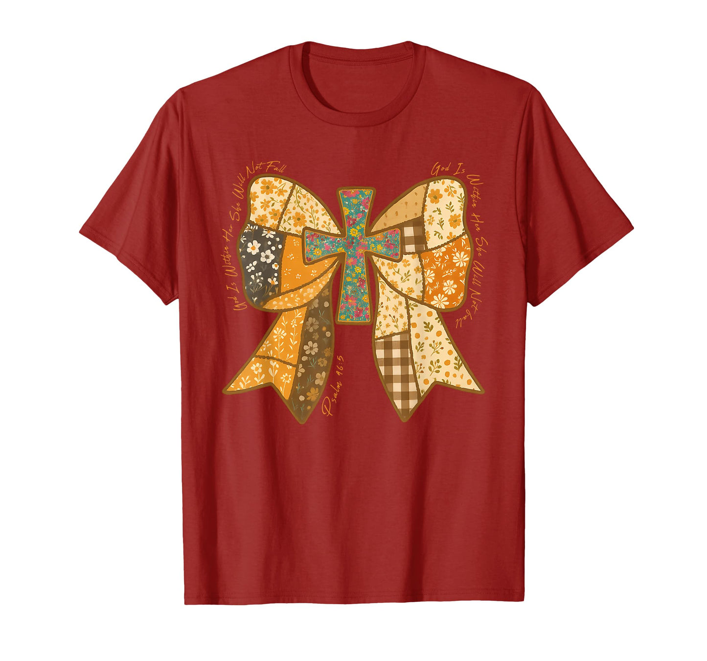 God is Within Her, She Will Not Fail, Fall Christian Jesus T-Shirt