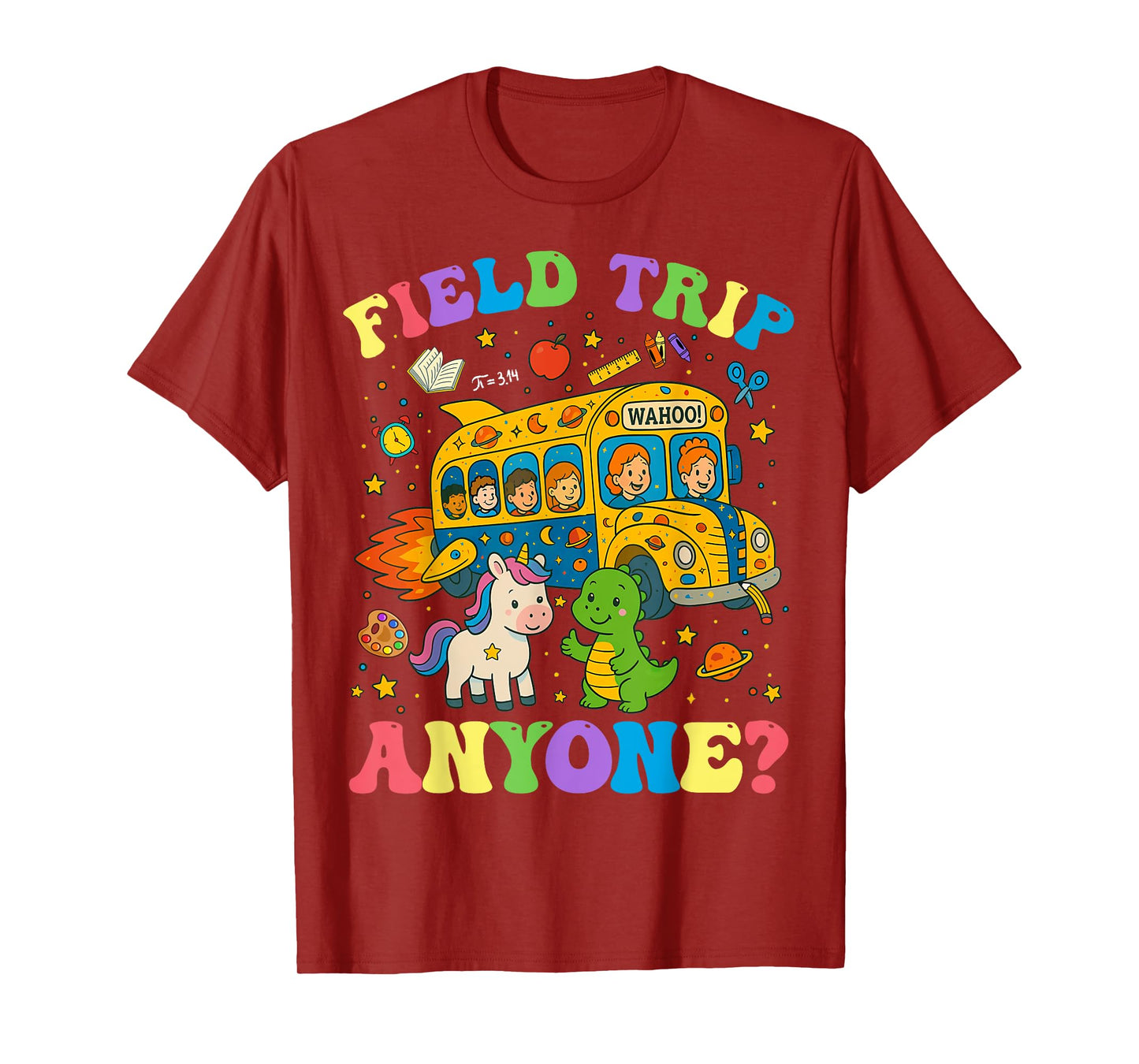 Field Trip Anyone Field Day 2025 Let Games Begin School Kids T-Shirt