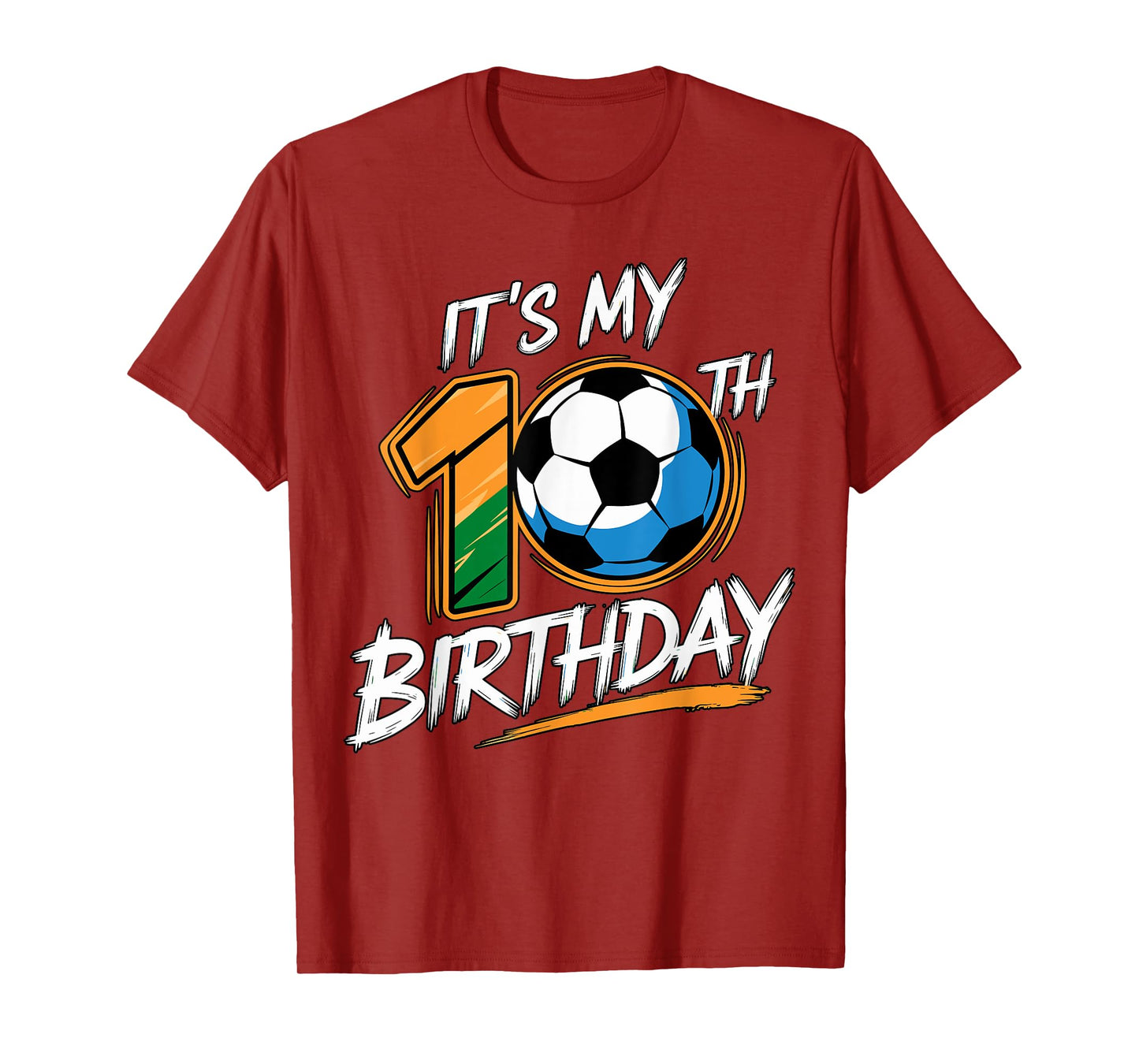 It's my 10th Birthday Party Soccer 10 Years Old T-Shirt