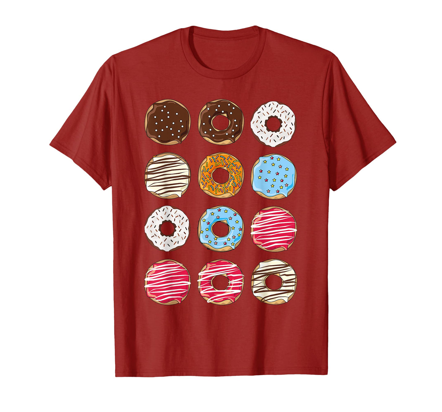 Dozen Donuts Doughnut Box Donut Halloween Costume Dress-up T-Shirt