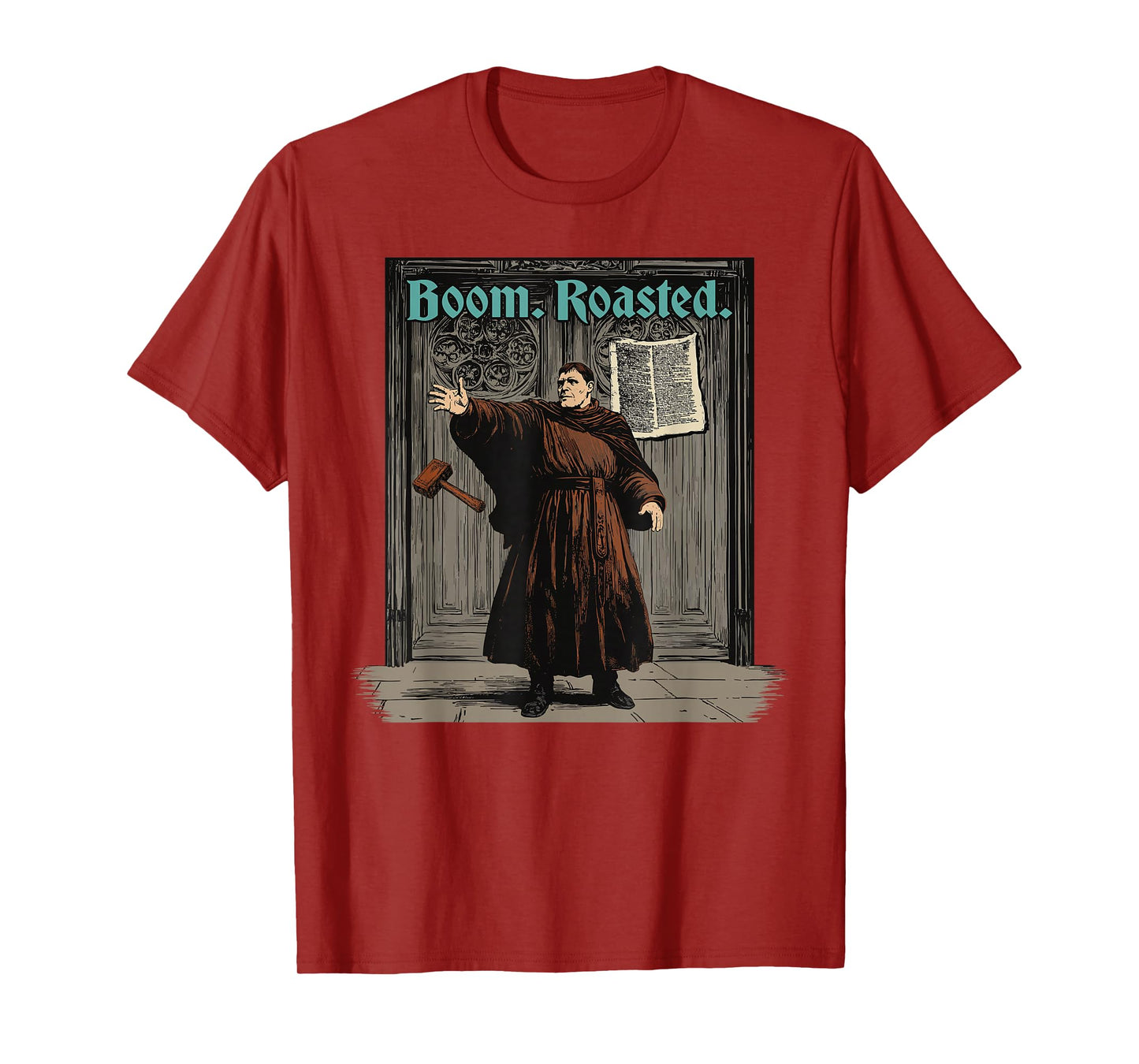 Funny Martin Luther Boom Reformation Day Reformed Christian T-Shirt