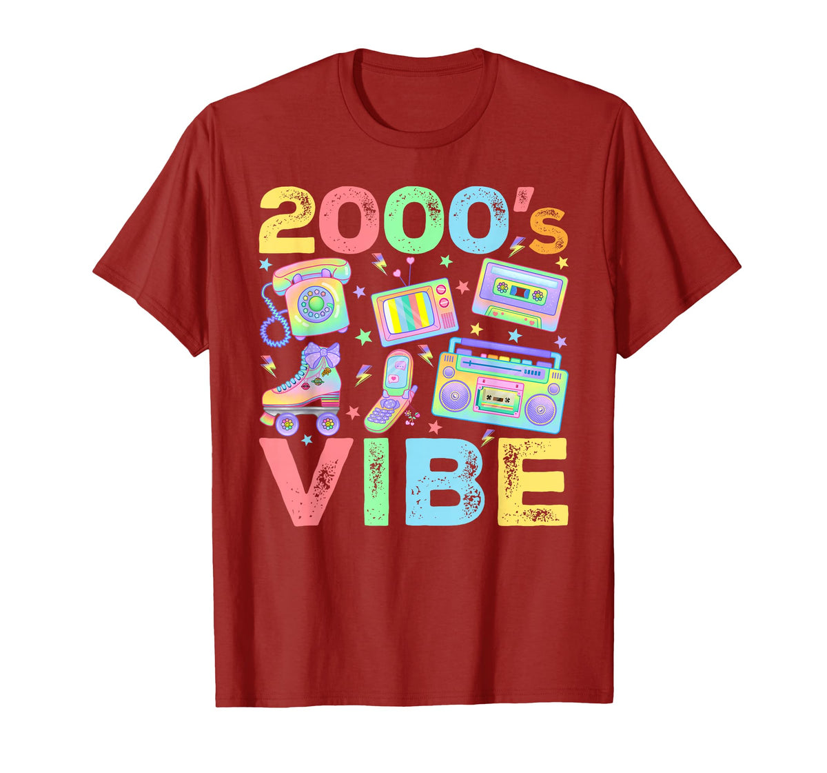 2000s Vibe 2000's Vintage Style 2000s Retro Party T-Shirt