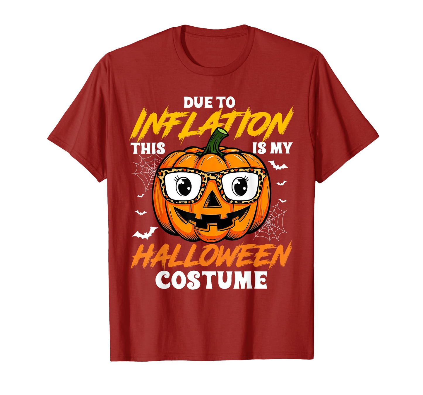 Pumpkin Halloween Costume Men Women Funny Halloween T-Shirt