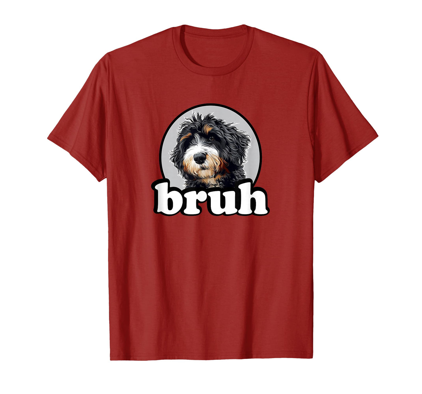 Cute Kids Bruh Bernedoodle Dog Lover T-Shirt