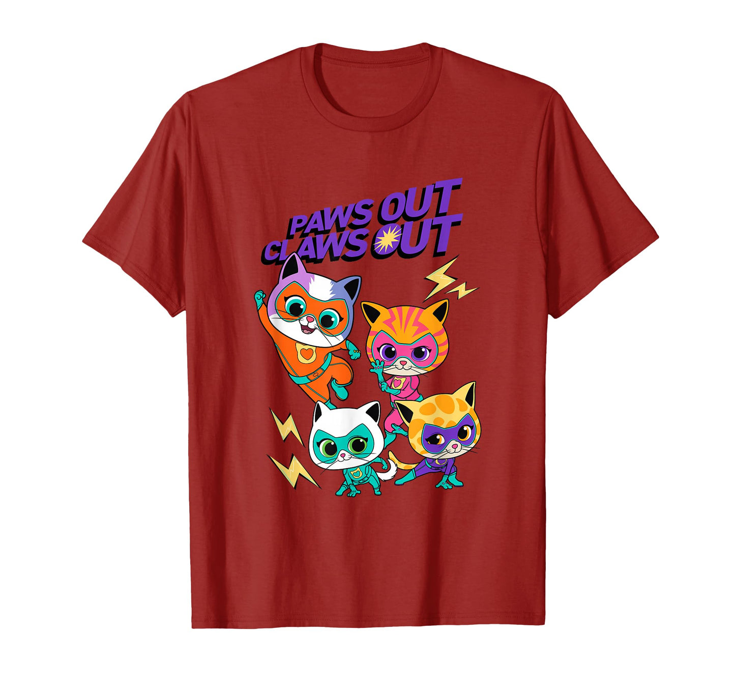 Disney SuperKitties Paws Out Claws T-Shirt