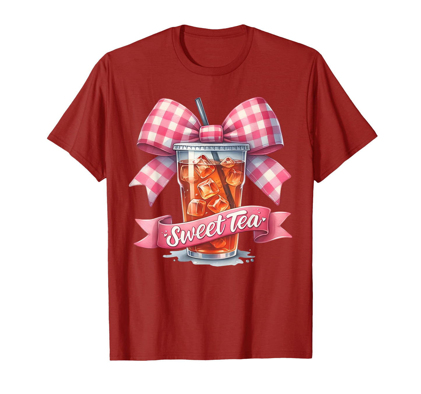 Sweet Tea Funny Bow Coquette T-Shirt