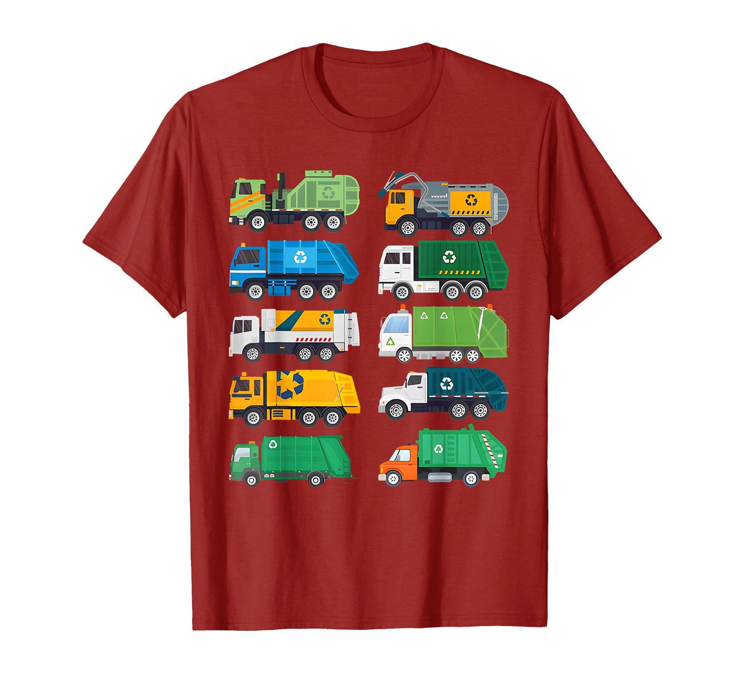 Garbage Truck Trash Waste Separation Costume Kids Toddler T-Shirt