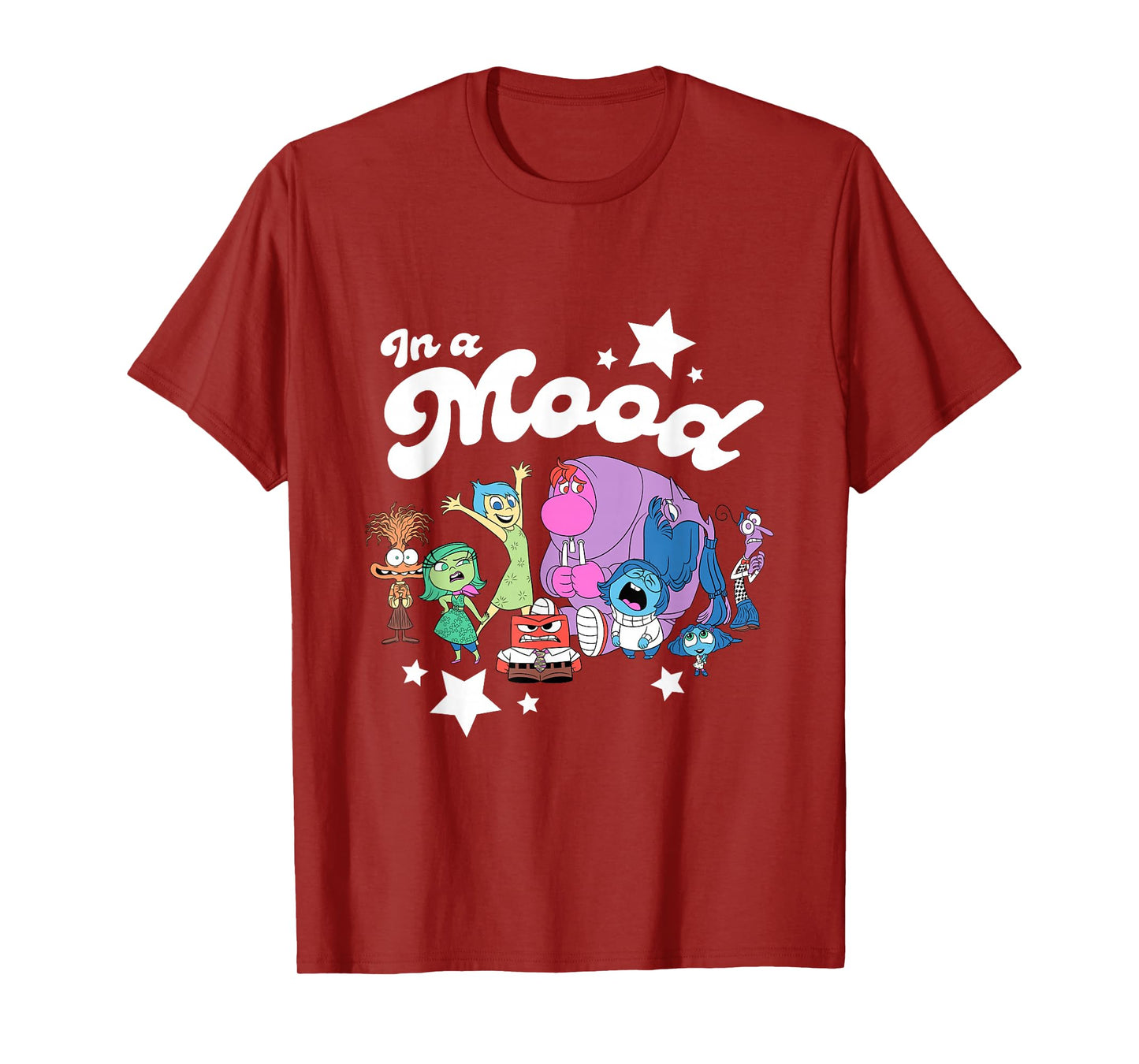 Disney Pixar Inside Out 2 in A Mood T-Shirt