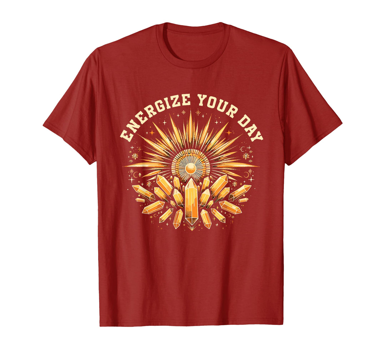 Funny Crystal Healing Crystals and Stones Meditation Yoga T-Shirt