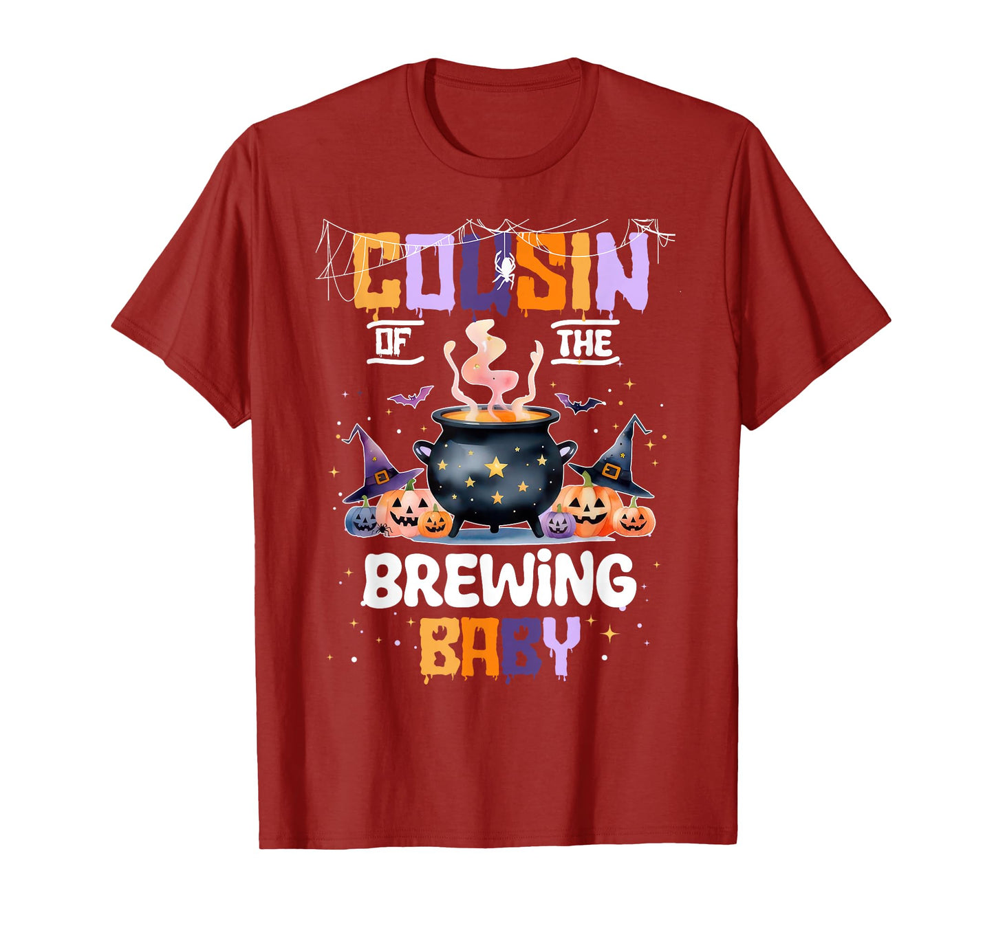 Cousin of The Brewing Baby Boo Ghost Halloween Baby Shower T-Shirt