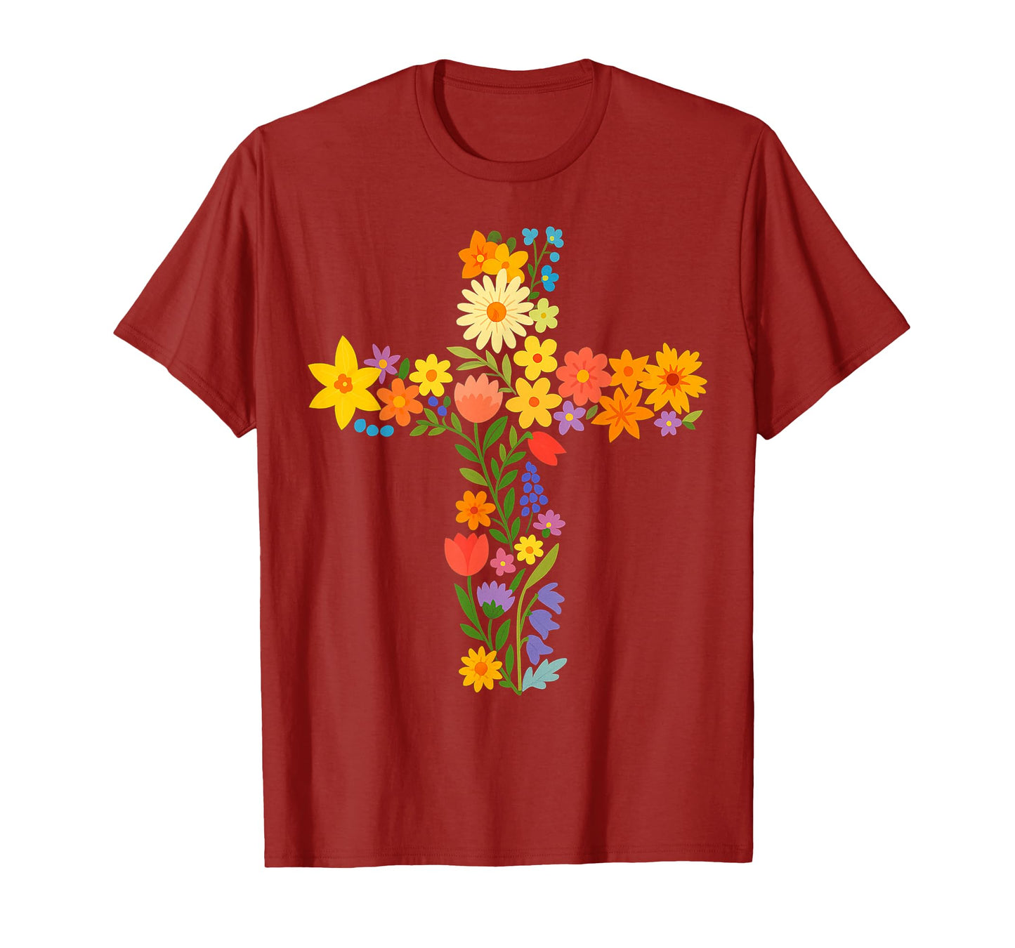 Christian Religious Cross Jesus Christ Faith and Worship T-Shirt