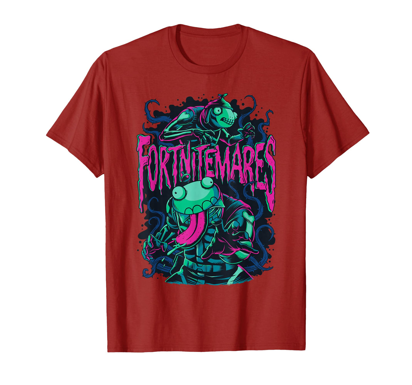 Fortnite Halloween Fortnitemares Creepy Durr Burger Poster T-Shirt