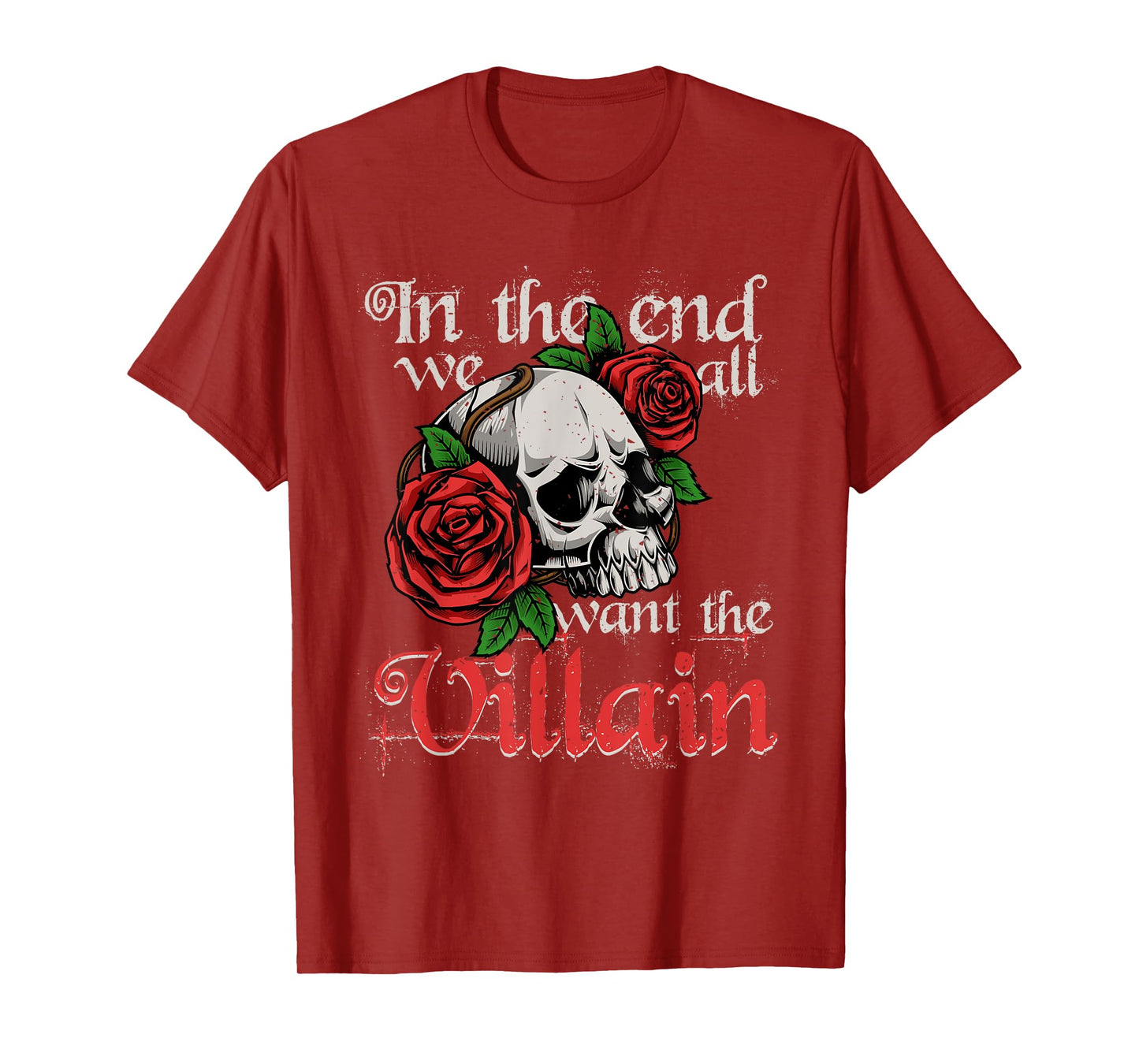 Dark Romance In The End We All Want The Villain Booktok T-Shirt