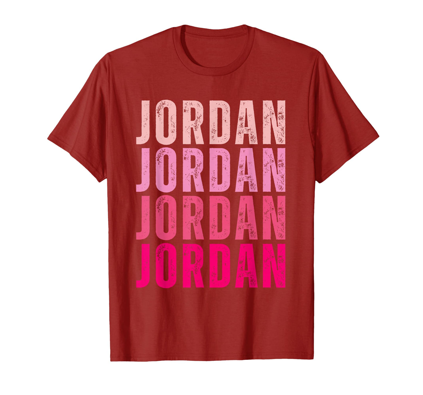 Jordan Personalized Name I Love Jordan Vintage T-Shirt