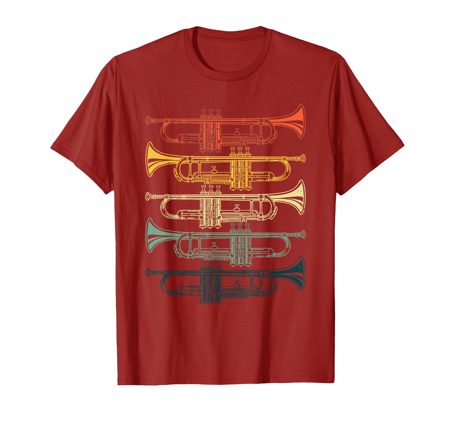 Cool Trumpet For Men Women Marching Band Musician Jazz Music T-Shirt