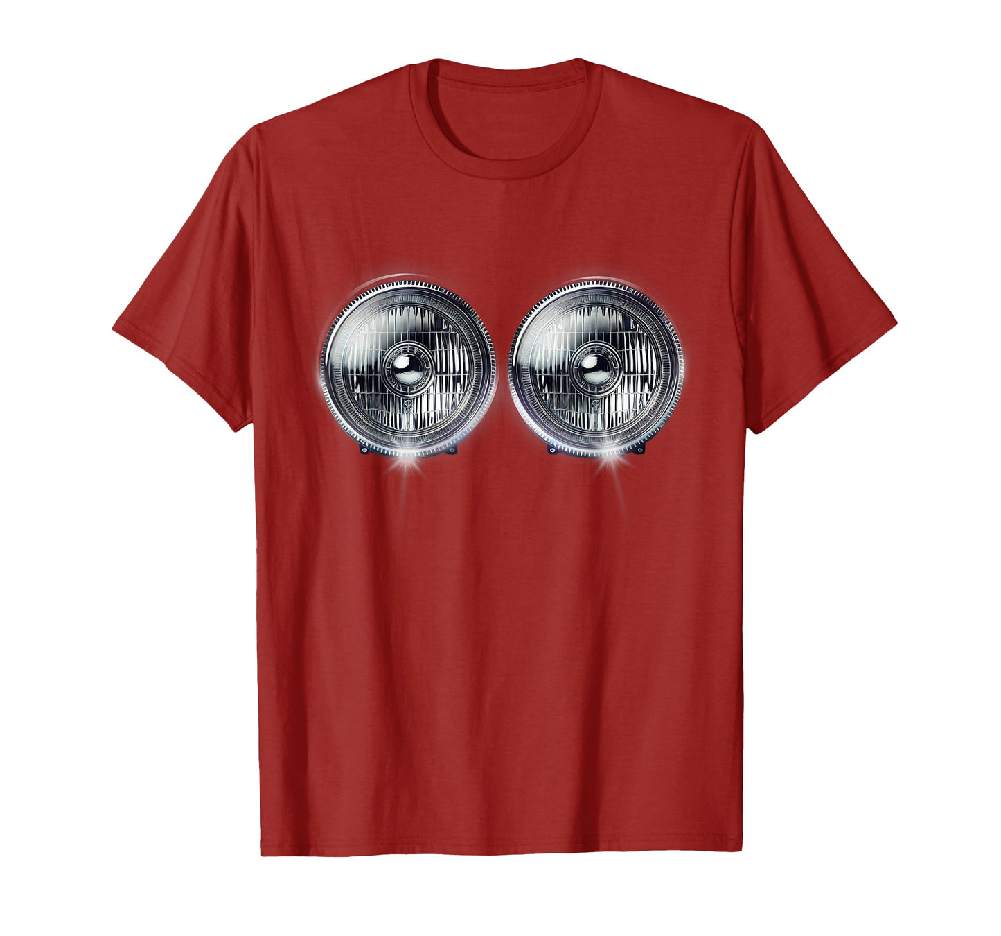 Headlights Funny Costume Tee Halloween T-Shirt