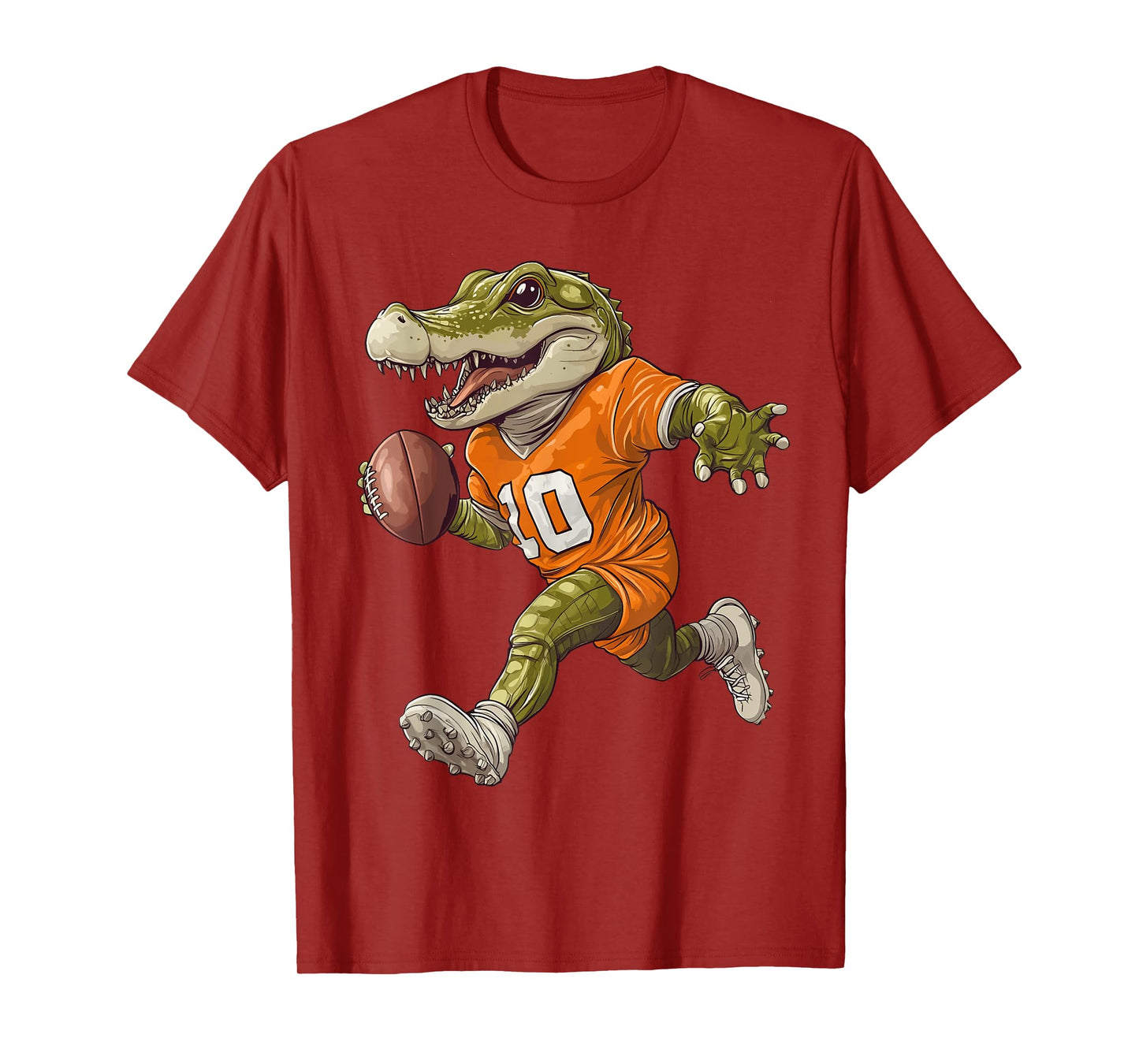 Football Alligator Tee Apparel Sport Design Football Player T-Shirt