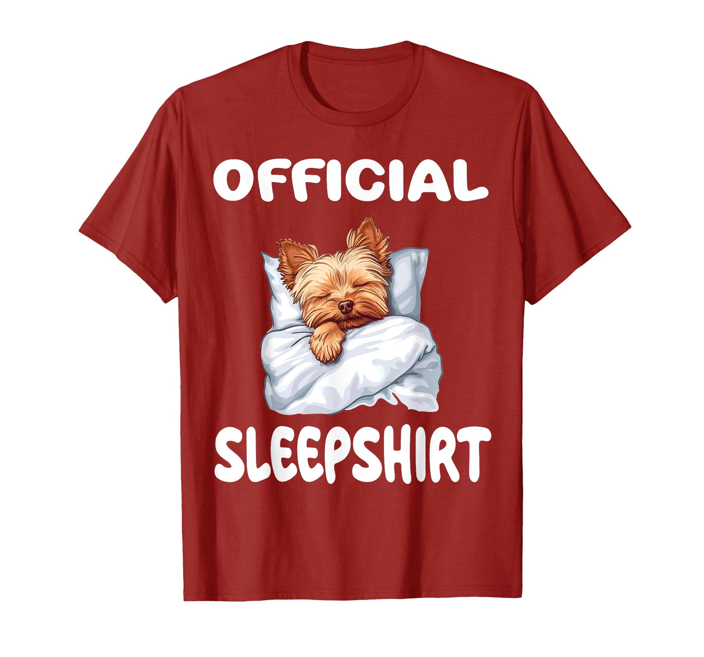 Yorkshire Terrier Yorkie Dog Official Sleepshirt Pajamas Men Women Girls Kids T-Shirt
