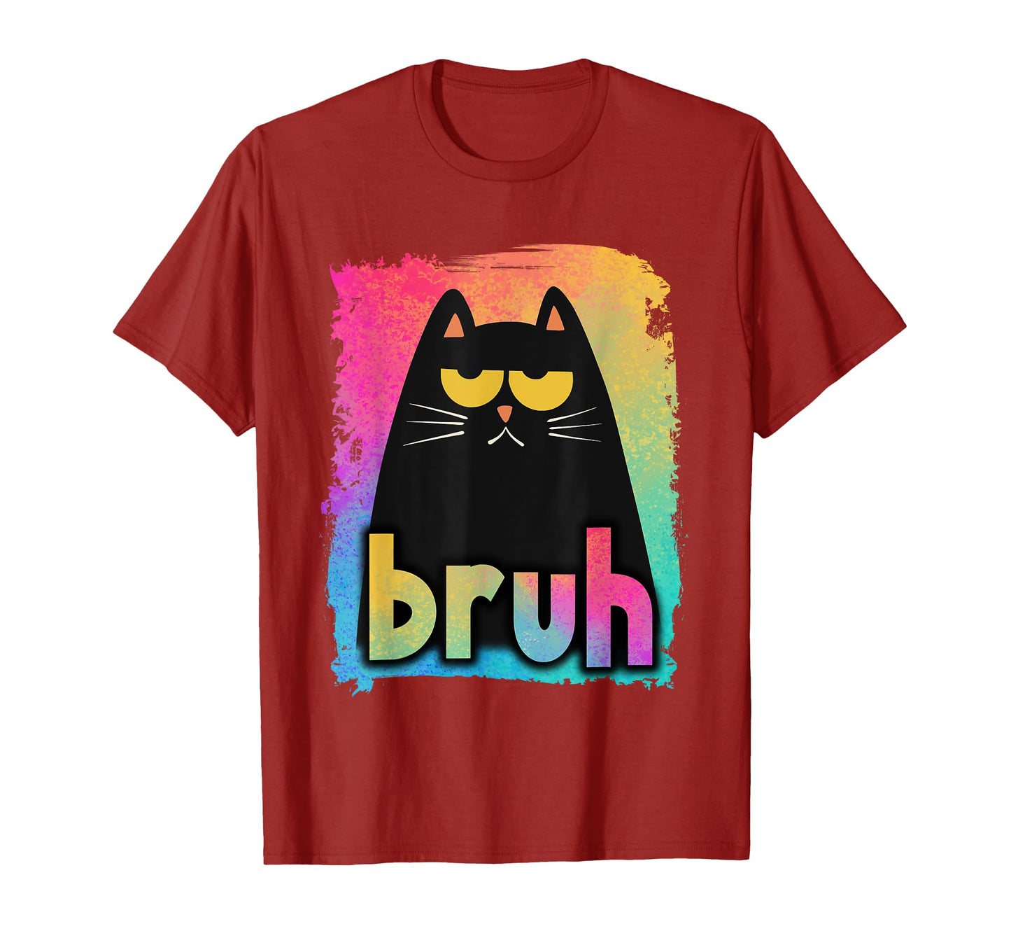 Funny Cat Bruh For Teens Boys Girls Men Women Meme Graphic T-Shirt