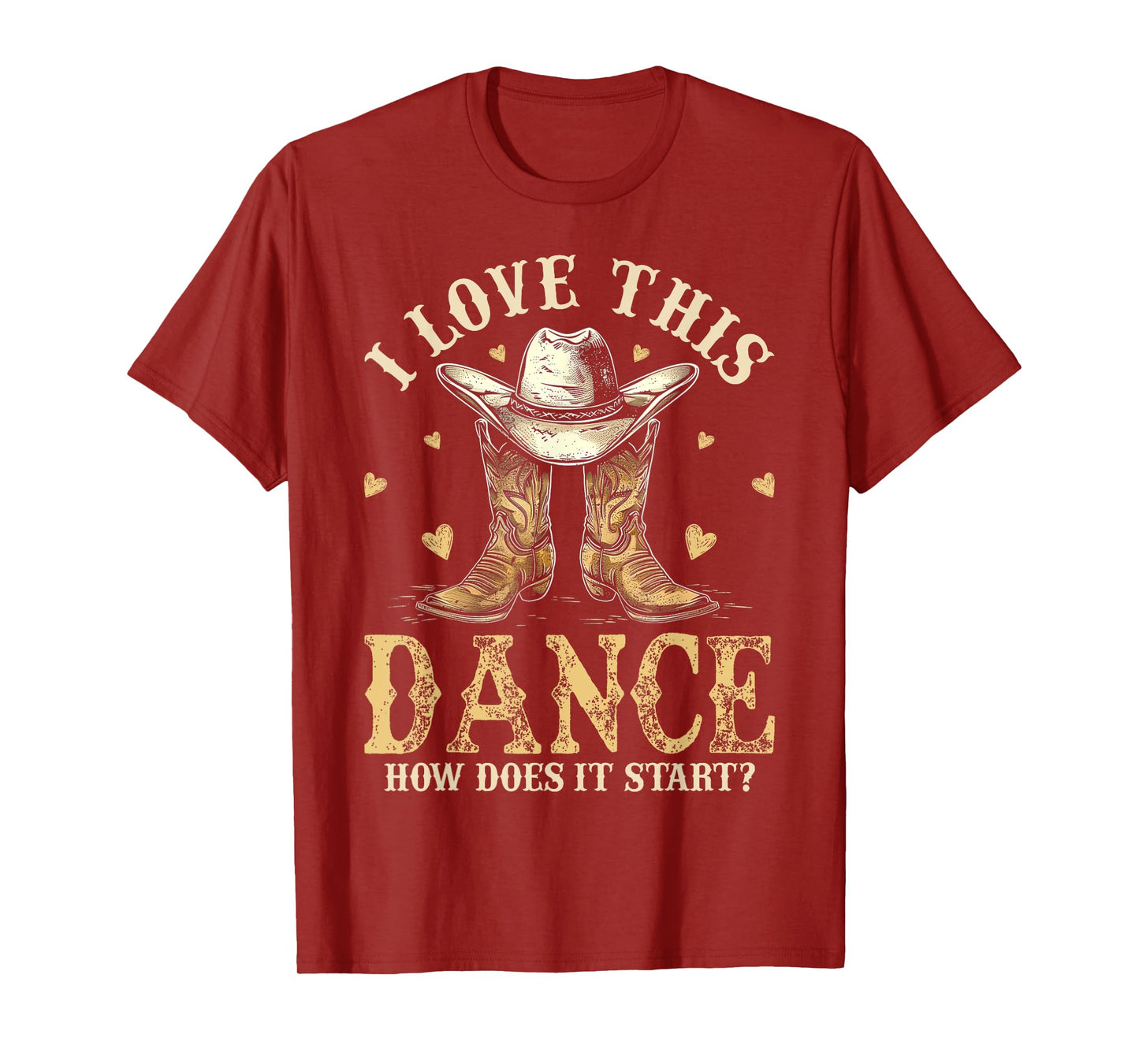 How Does This Dance Start Line Dancer Country T-Shirt