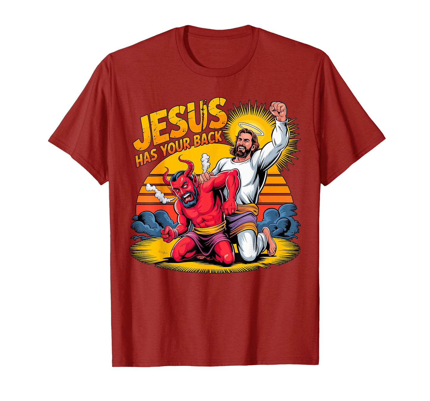 Jesus has Your Back Christian Faith T-Shirt