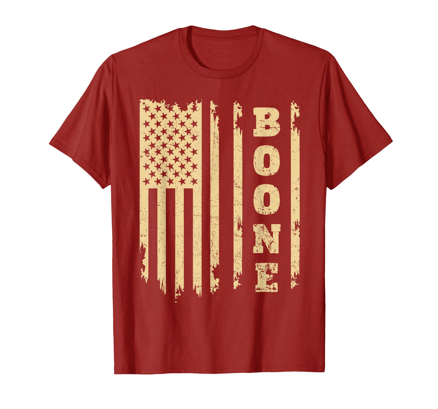 Boone Family Name I Love Boone Personalized Vintage T-Shirt