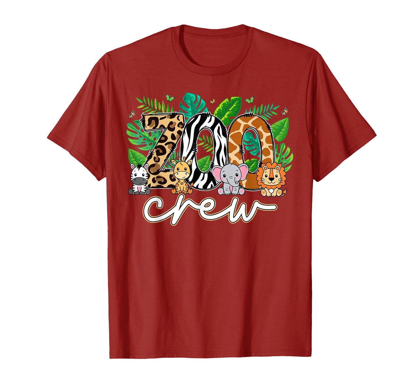Zoo Crew Wildlife Animal Zoologist Safari Jungle Animals T-Shirt