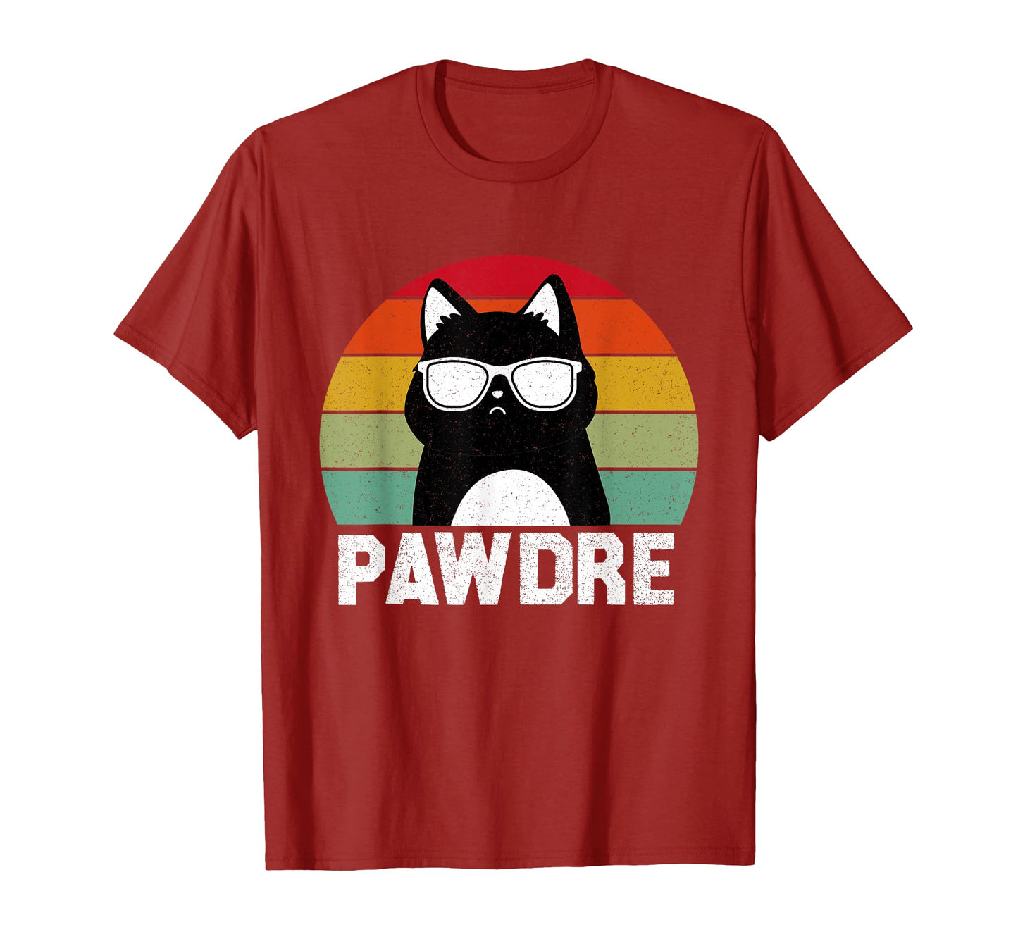 Pawdre Cat Dad Funny Cat Lover Best Cat Dad Ever T-Shirt