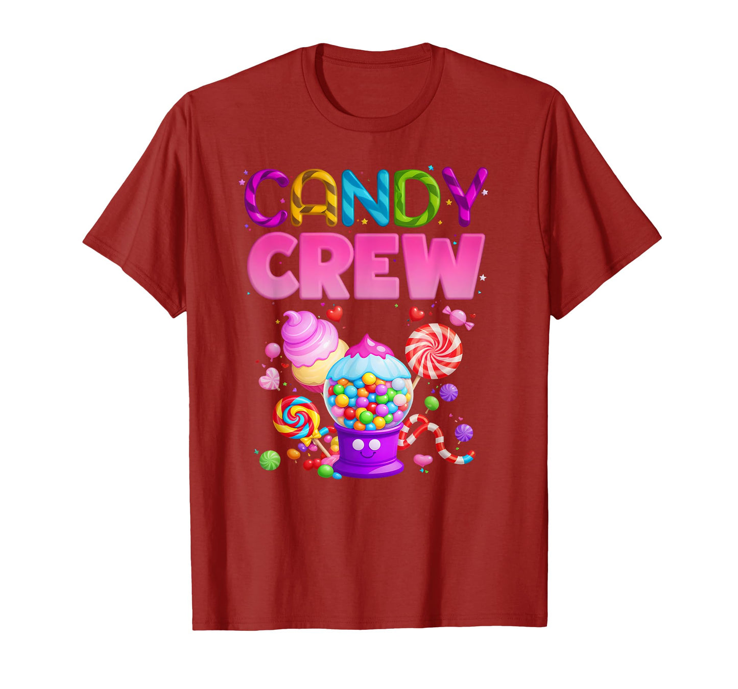 Candy Crew Fun Sweet Treats Colorful Kids Sweetie T-Shirt