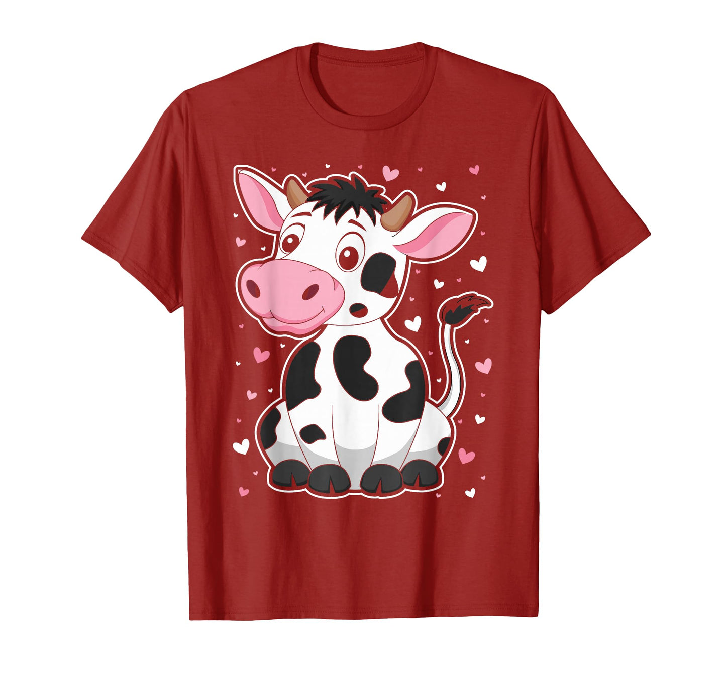 Cute Cow Print Kawaii Cow Lover Women Girls Kids Toddlers T-Shirt