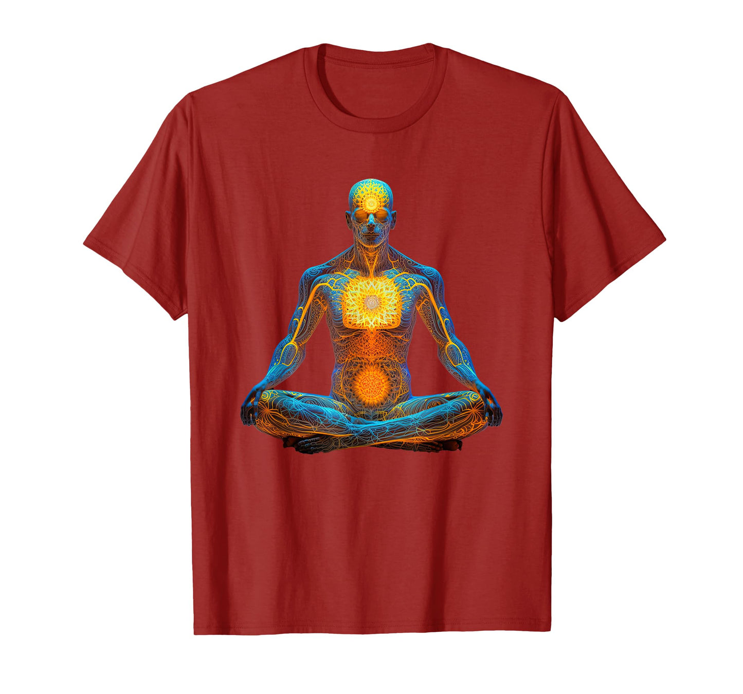Energy Chakra Yoga Meditation Spiritual. T-Shirt