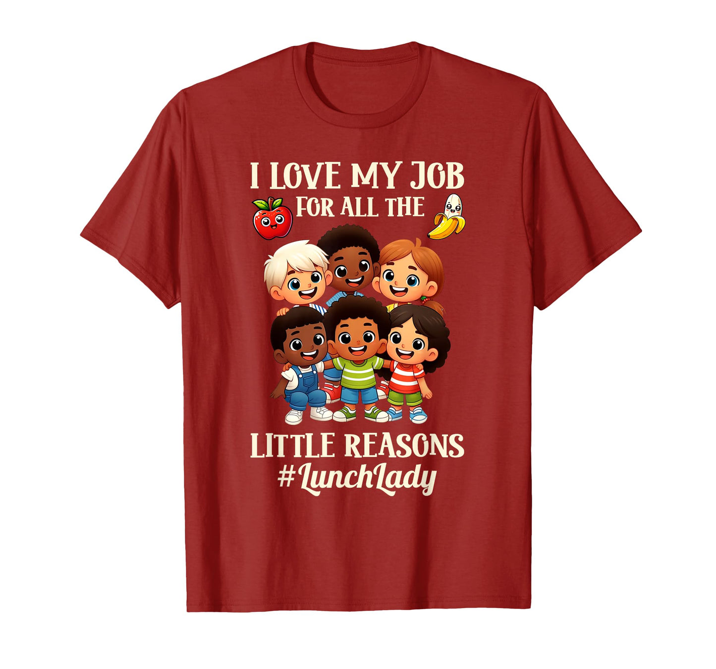 Funny Lunch Lady School Aide Appreciation Graphic T-Shirt