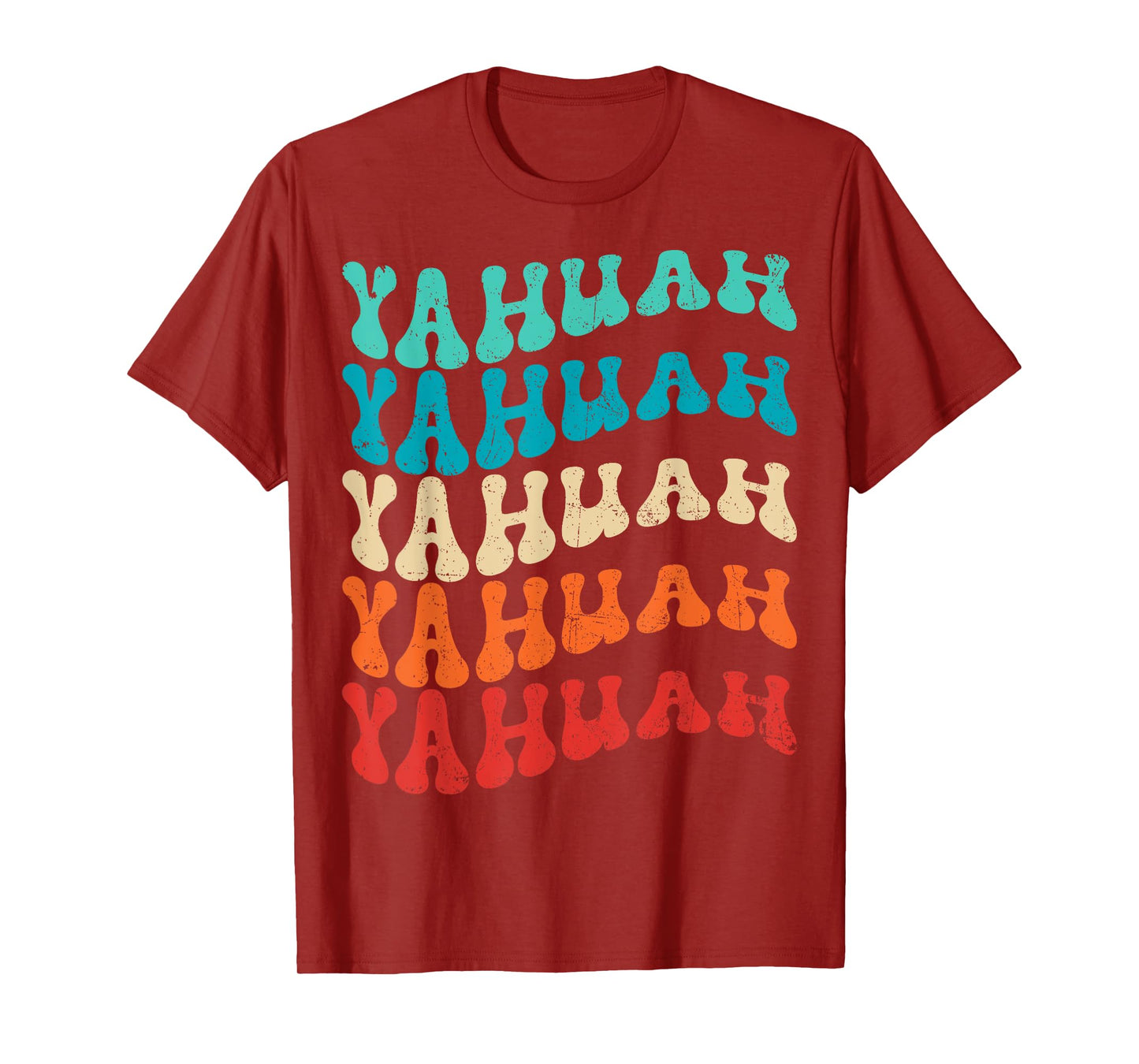 Yahuah Family Name I Love Yahuah Personalized Vintage T-Shirt