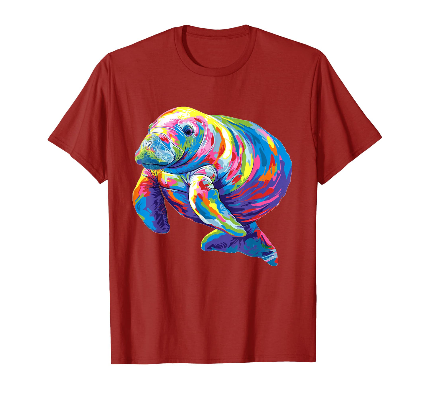 Cool multicolor Manatee Costume for Boys and Girls T-Shirt