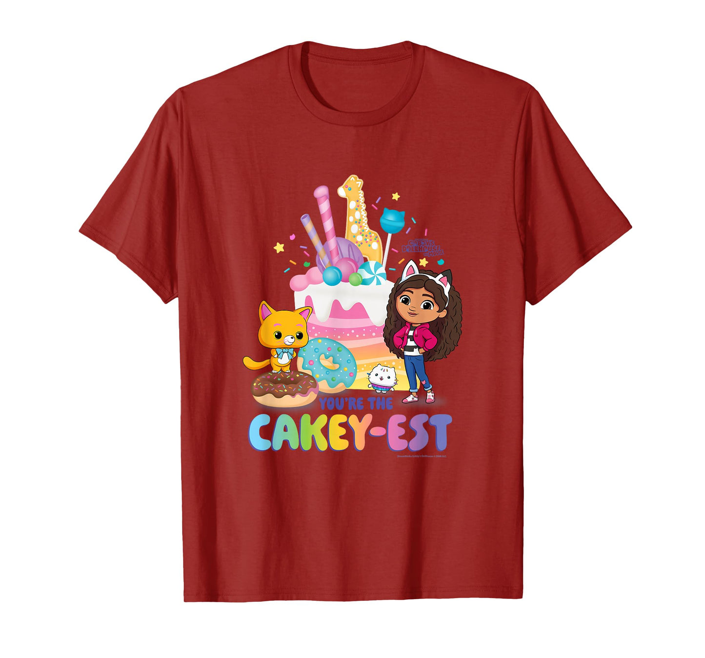 DreamWorks Gabby’s Dollhouse The Movie You’re The Cakey-est T-Shirt